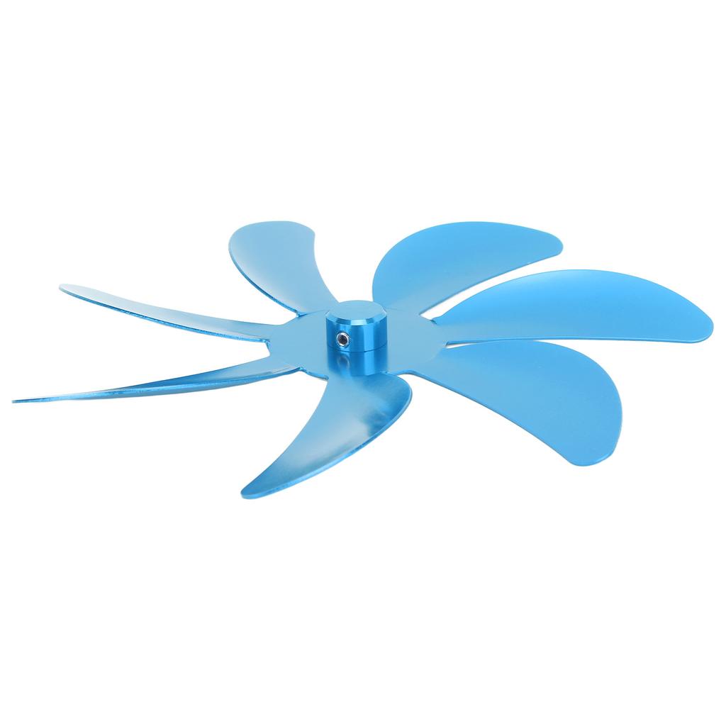 Вентилятор для печи Лопасть из алюминиевого сплава 7 лопастей Простая установка Универсальная замена лопасти вентилятора для камина