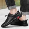 FashionGenuine Leather Men Casual Shoes Breathable Mens Classic Sneakers All-match Skate Shoes Men 2024 New Arrival Flats for Men