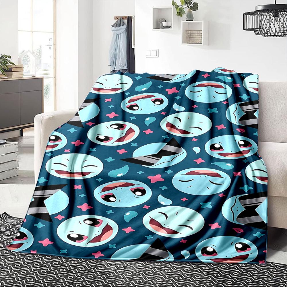 1Pc Kawaii Fantasy Creatures Blanket For Couch Bed Plush Cozy Fuzzy Blanket Super Soft Warm Blankets For Fall And Winter 0918236