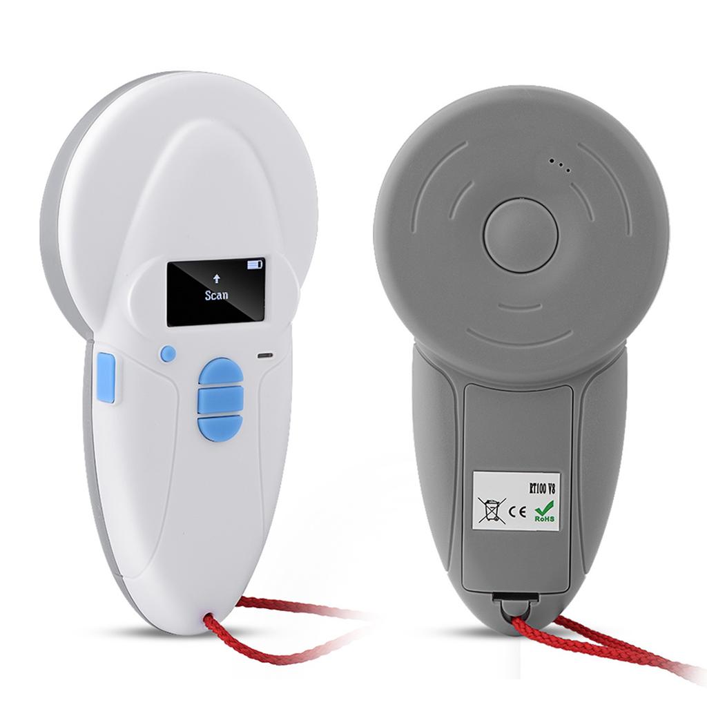 Ручной перезаряжаемый считыватель идентификаторов чипов животных RFID-сканер микрочипов