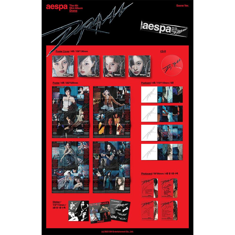 aespa 4-й мини-альбом - ДРАМА (Сцена Вер.)