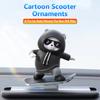 Dashboard Car Ornaments Skateboard Bear Sliding Bear Creative Car Cartoon Interior Decoration Interior Accessories