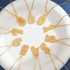 Модный несмываемый кулон-ожерелье из титановой стали - Креативный подарок на День святого Валентина для женщин