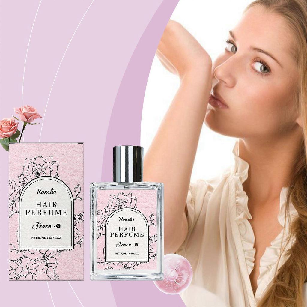Roxelis Rose Hair Spray Perfume Body Fragrance Lasting Light Fragrance Fresh Moisturizing Charm Fine Mist Perfume