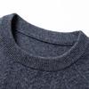 Hengyuanxiang Men's 100% Pure Wool Thickened Mock Neck Pullover Sweater