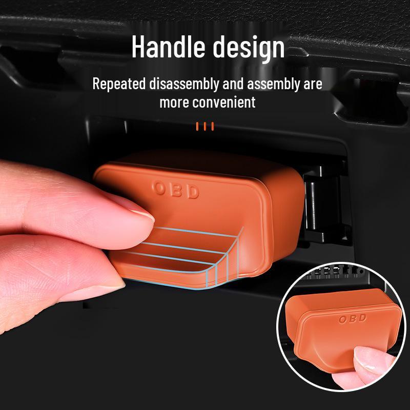 Водонепроницаемая пылезащитная крышка OBD-интерфейса для моделей автомобилей, идеально подходит для модификаций.