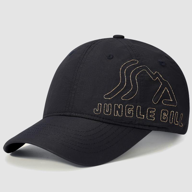 Jungle Baseball Bill Cap Quickdry Waterproof Side Gilded Adjustable Stitching