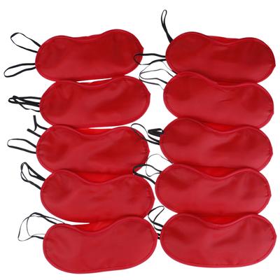 Полиэстеровая затемняющая маска для глаз, маска для сна, цветная одноразовая дорожная маска для глаз