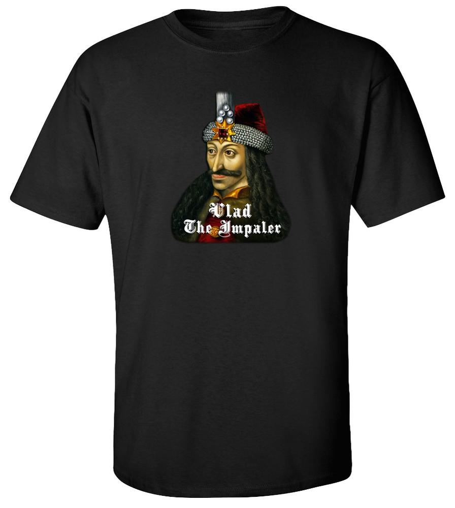 Vlad The Impaler T-shirt Funny Scary 100% Cotton Tee MU723 Unisex T-Shirt