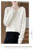Women's Thick Versatile Wool-Cashmere Knit Hooded Pullover for Autumn/Winter