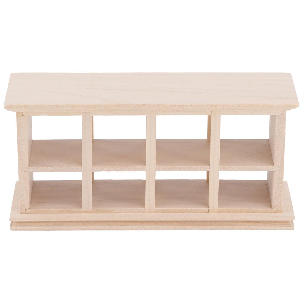 1 12 Scale Miniature Food Cake Display Doll Bakery Cabinet Wooden Display Bakery Cake Cabinet