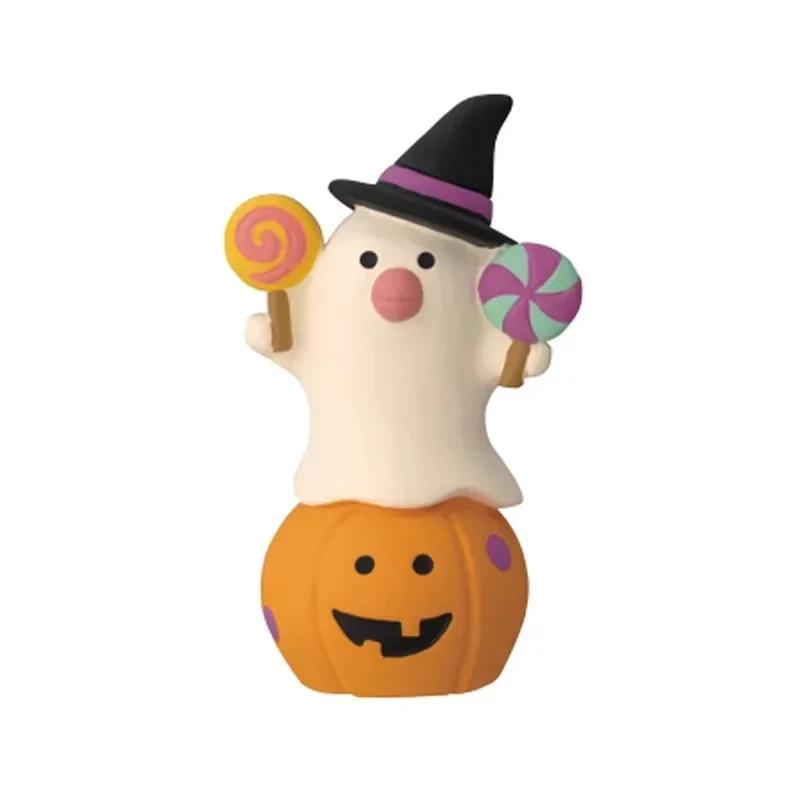 2025 Halloween Pumpkin Japanese Cat Miniature Scene Props Creative Children's Dolls Gift ZAKKA Resin Small Decoration Figurines