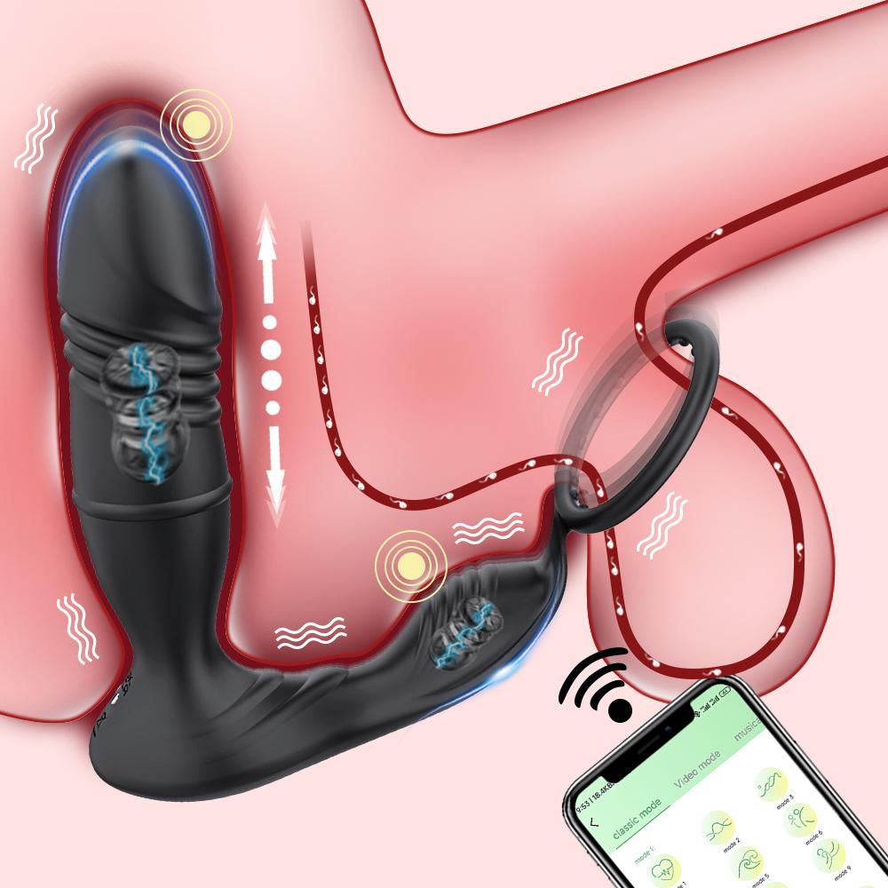 Sex Toy Anal Plug Vibrator Gay Butt Plug Big Dildo Anal Plug Masturbation Tools Women Men Adult Erotica Products Anal Toy Adults