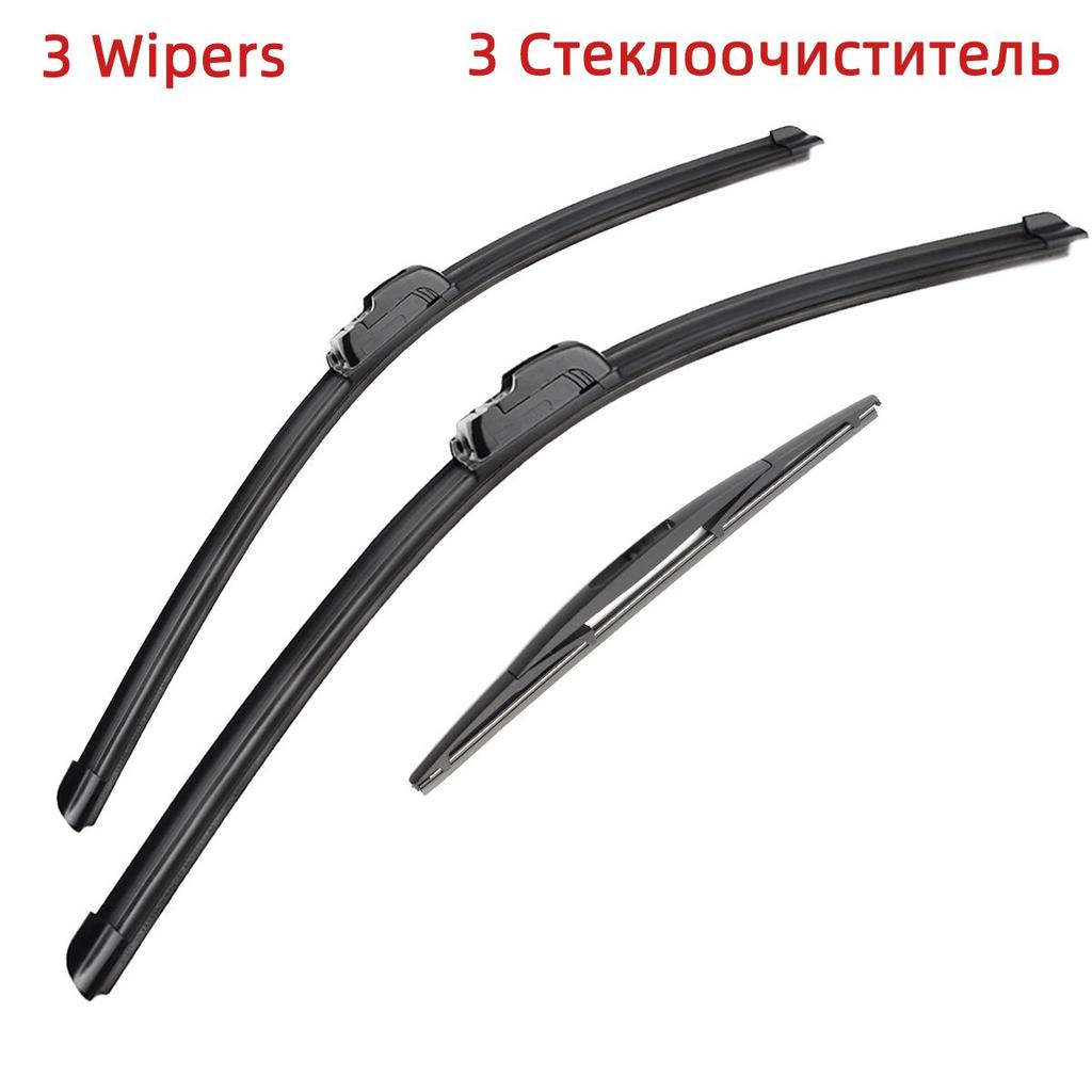 3 шт. щетки стеклоочистителя для Nissan X-Trail T31 2007-2013 24 "16" 14" подходят для переднего лобового стекла, щетки для окон, резак, аксессуары 2007 2011 2012 2013