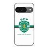 Чехол для Google Pixel 9 SCP SPORTING PORTUGAL БЕЛЫЙ ФОН