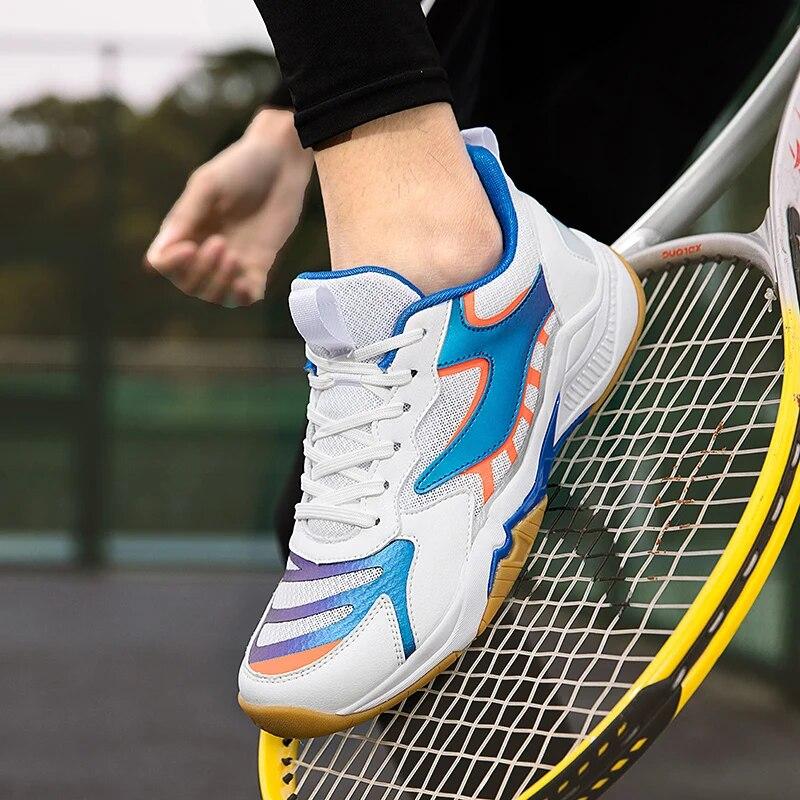 Профессиональные теннисные волейбольные кроссовки с удобным замком, обувь для бадминтона, обувь для настольного тенниса, тренировочная обувь для бейсбола