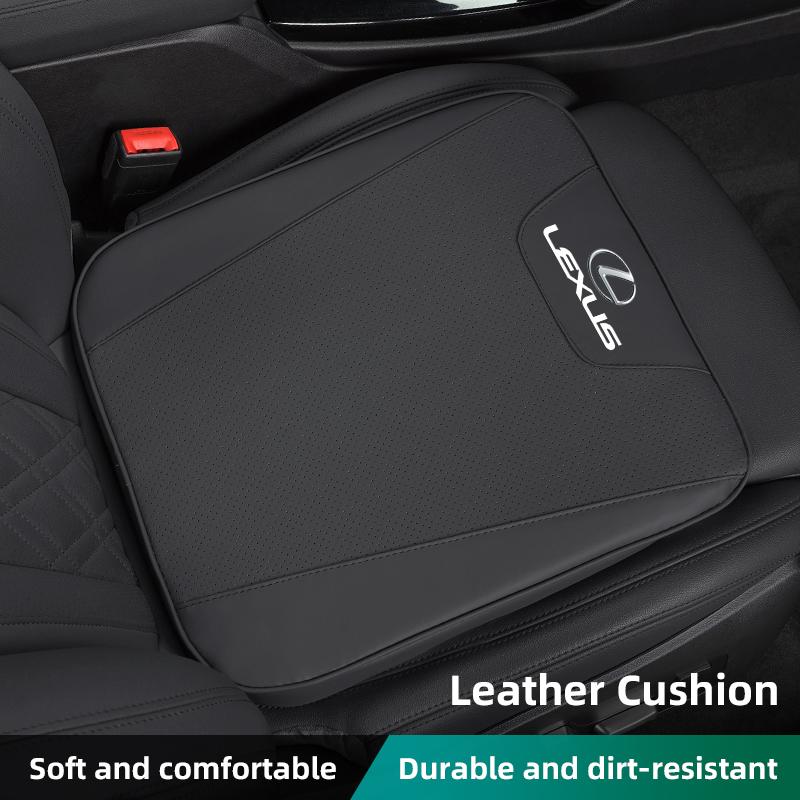 Car Ice Silk Leather Seat Cushion Breathable Height Increasing Soft Pad For Lexus Fsport GS GX IS LS LX CT LC RC LBX NX RX 350h AEP1