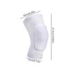Sports knee pads basketball running pressurized anti-collision honeycomb knee pads leg pads shock-absorbing football breathability