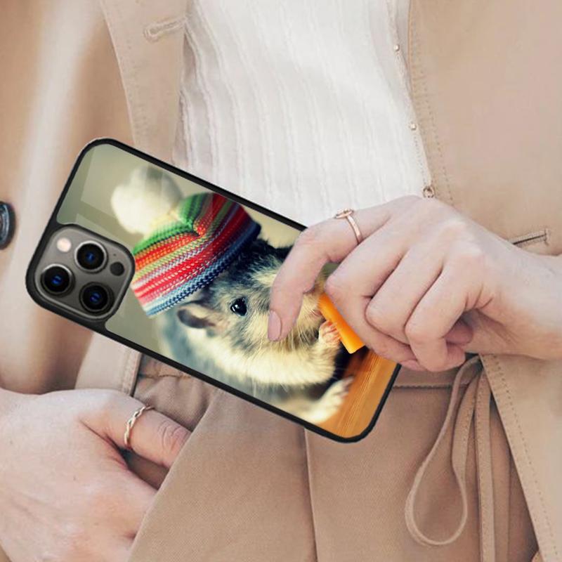 Funny Cute Hamster Magnetic Phone Case For APPLE iPhone 17 Air 16 14 13 12 Pro Max 15 Plus Wireless Charge With MagSafe Cover