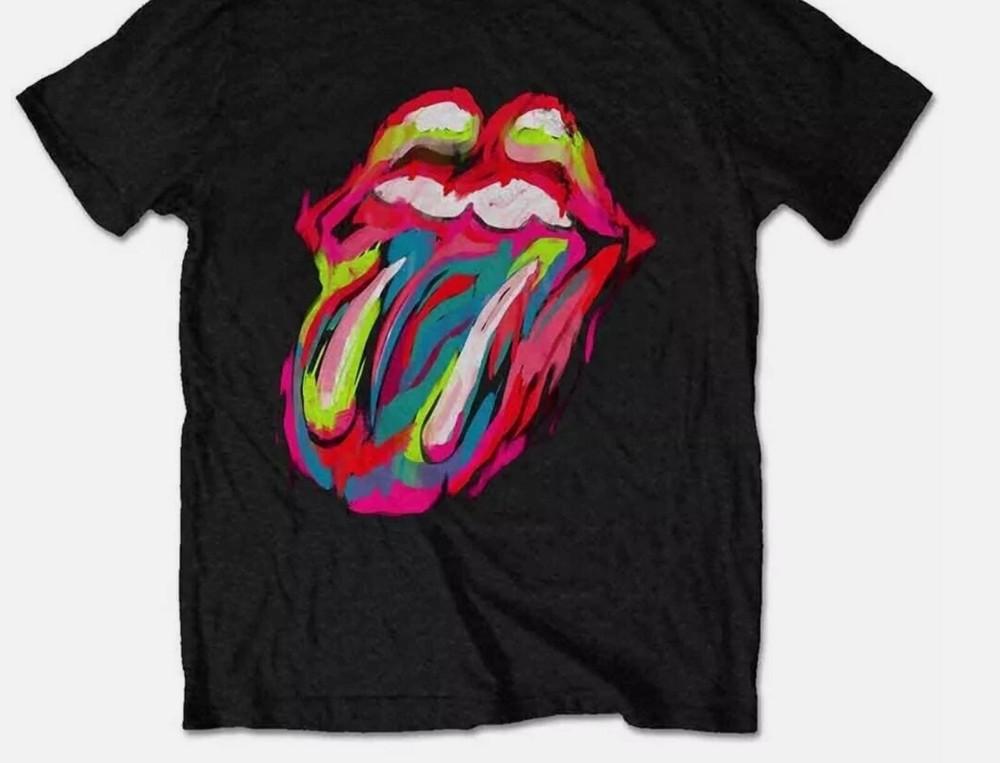Футболка The Rolling Stones Sixty Brushstroke Tongue, Размер РЕПРИНТ