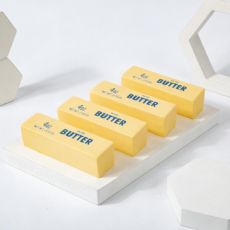 Squishy Butter Party Favors Gifts Squishy Simulated Butter Fidget Toys Desktop Accessiorie Dumpling Squishy Birthday Party Gifts