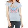 DC Comics Womens/Ladies Wonder Woman Wreath Logo Cotton T-Shirt