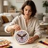 Набор для вышивания к 4 июля DIY Набор для рукоделия вышивкой с пяльцами нитками Набор для ручной вышивки для начинающих взрослых