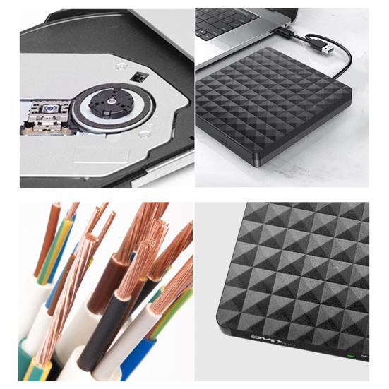 Надежный внешний привод Высокая скорость чтения Антивибрационный внешний DVD-привод Внешний USB 3.0 Привод для компакт-дисков