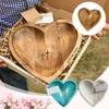 Wooden Heart Blessing Bowl Handcrafted Blessing Bowl With Cards, Dough Bowl With Blessing Cards, Religious Gifts, Heart Blessing Bowl, Christmas Gifts