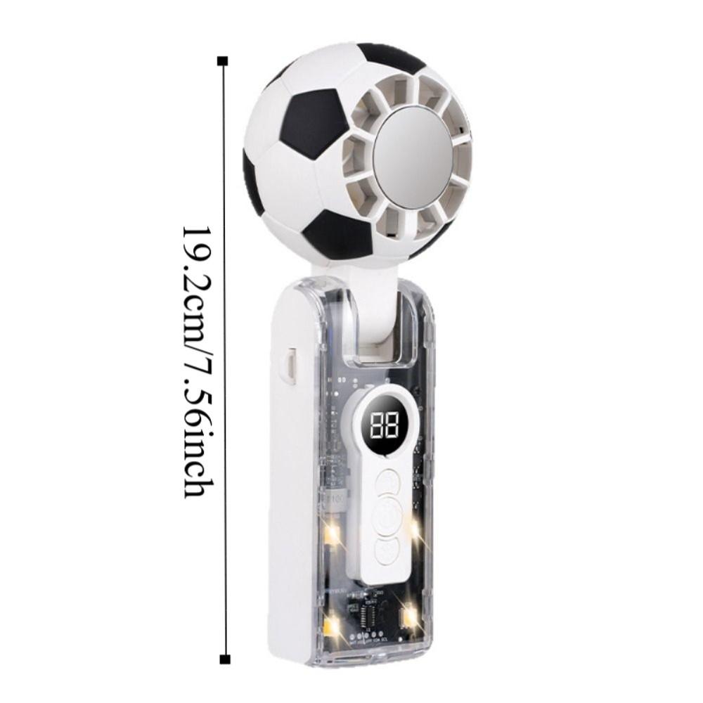 100 Levels Speed Handheld Fan LED Display Screen Smart Fan Turbo Fan Portable Turbo Fan  Travel Use