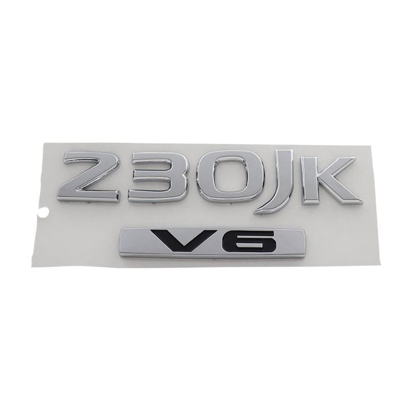 3D Premium 2.5XL 2.5XV 230JK 230JM 250XL 250XV V6 Letters for Japan Car Engine Hood Fender Trunk Tail Rear Decal Emblem Badge Sticker