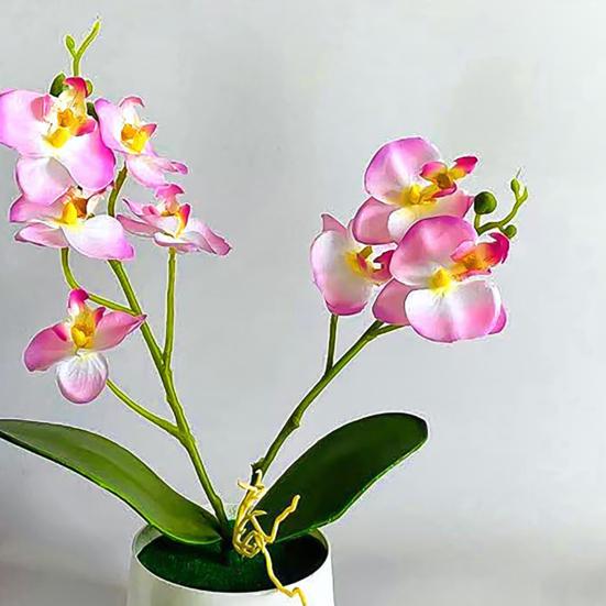 1 комплект поддельных цветов, экологически чистые, легко чистящиеся тканевые комнатные растения для домашнего использования