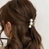 1 шт. Элегантная и милая заколка для волос из искусственного жемчуга для боковой челки и затылка. Летние заколки-крабы, заколки для волос, зажим для волос, зажимы для волос, заколка-краб для волос.