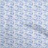 Cotton Poplin Light Blue Fabric Water Color Sewing Material Print Fabric By The Yard 42 Inch