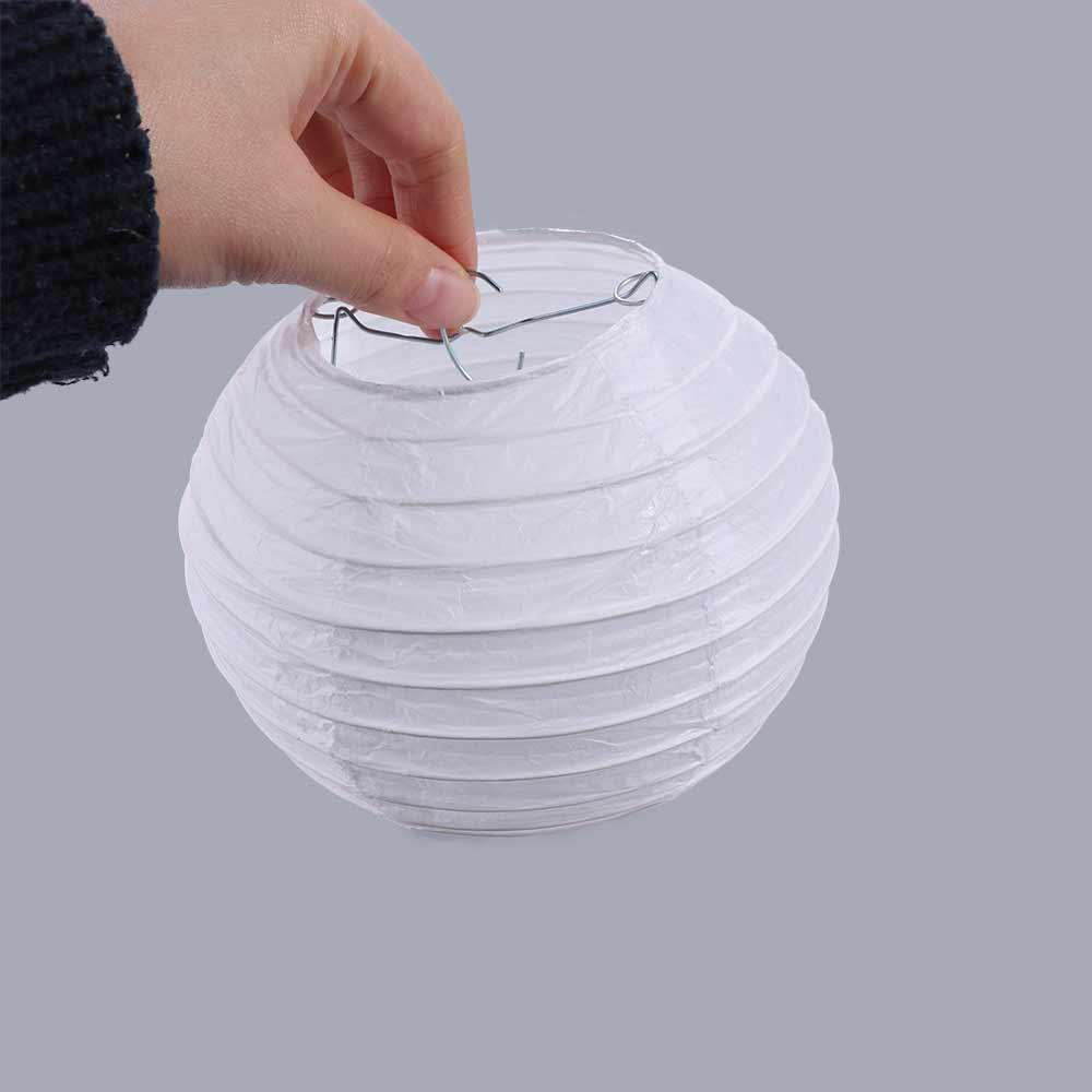 DIY Лампа Круглая Середина Осени Китайский Подвесной Фонарь Шар Бумажный Фонарь Белый Фонарь Бумажный Фонарь