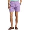 Polo Ralph Lauren Ss24 Solid Color Logo Embroidered Drawstring Casual Shorts Men Shorts Light-Purple 710829851-052