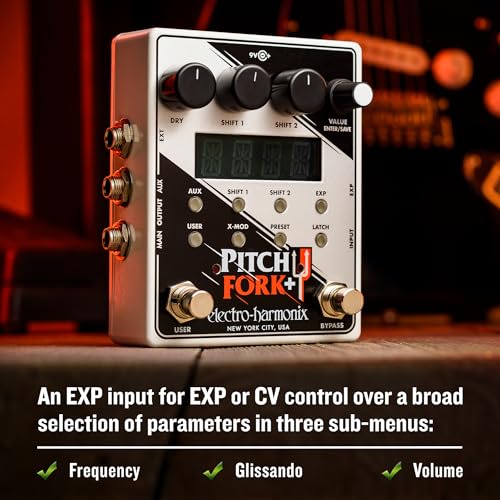 Electro-Harmonix Pitch Fork+ Polyphonic Pitch Shifter/Harmony Pedal
