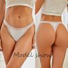 FINETOO 3pcs/set Sexy Thongs Women Lace G-string Underwear S-XL Nylon T-Back Underpants Ladies Sexy Panties Female Lingerie 2023