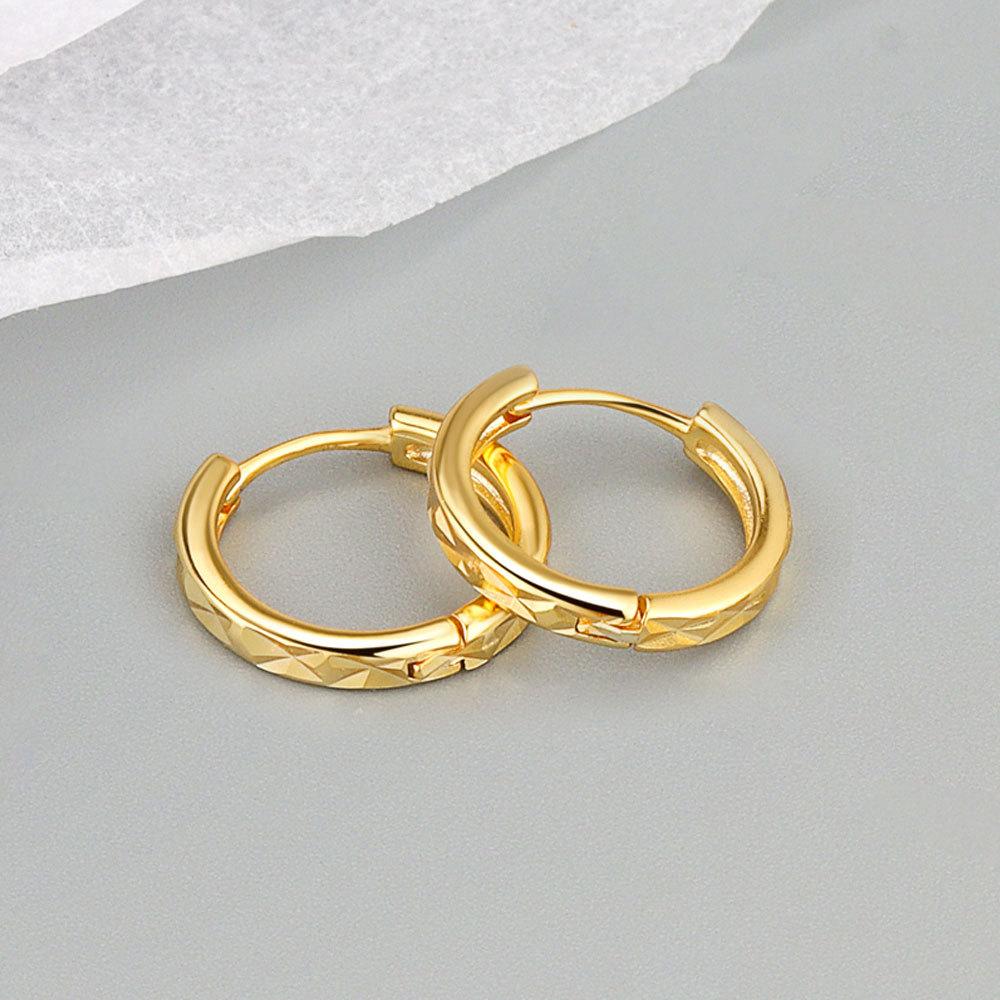 Минималистичные геометрические ромбовидные каффы для женщин, модные, подчеркивающие темперамент, универсальные серьги-кольца для студентов, модные украшения