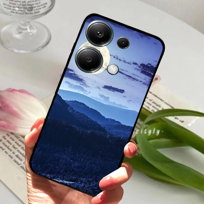 Для Xiaomi Poco M6 Pro 4G Чехол PocoM6 Pro Ударопрочный Мягкий ТПУ Силиконовый Чехол для Телефона Для Poco M6 Pro 4G Funda Capa Мультяшный Корпус