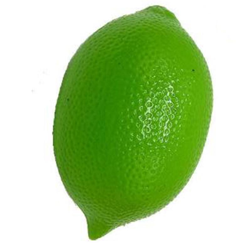 Photography Props Artificial Lemon 6pcs Green Plastic Limes Simulation