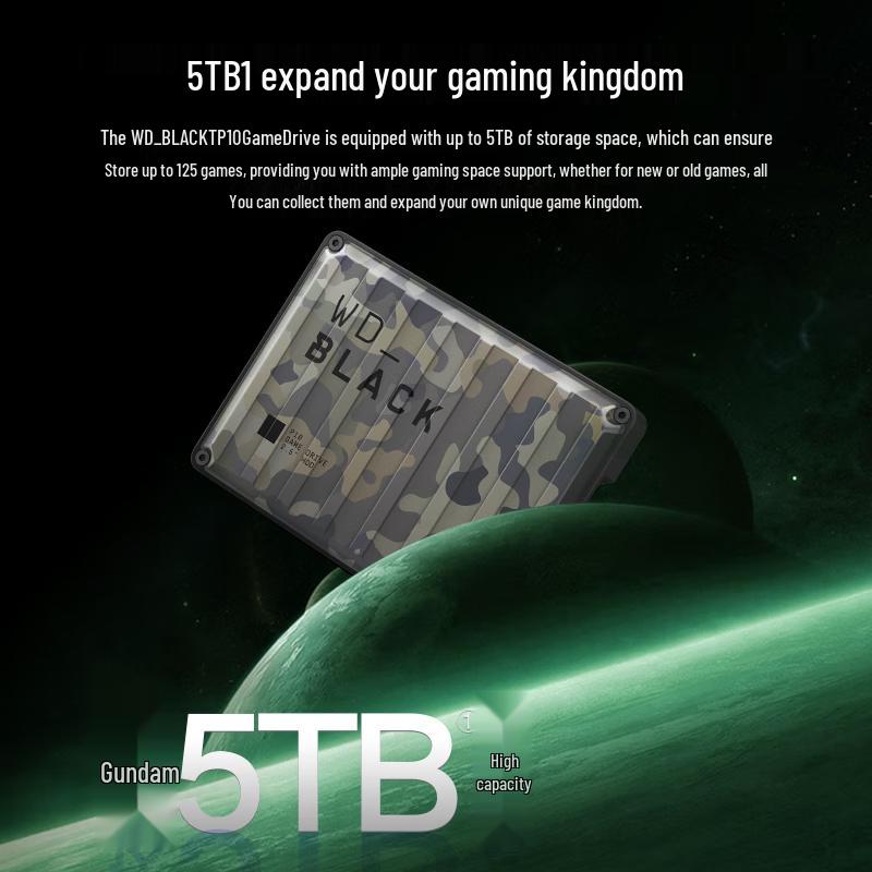 WD 5TB P10 Game Drive Portable External Hard Drive