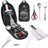 Portable Travel Utensils Set 9pcs Stainless Steel Camping Kitchen Cookware Set Kitchenware for