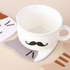 Cute Cat Cup Coasters Mats Silicone Non Slip Coffee Cup PVC Coaster Waterproof Absorbent Drink