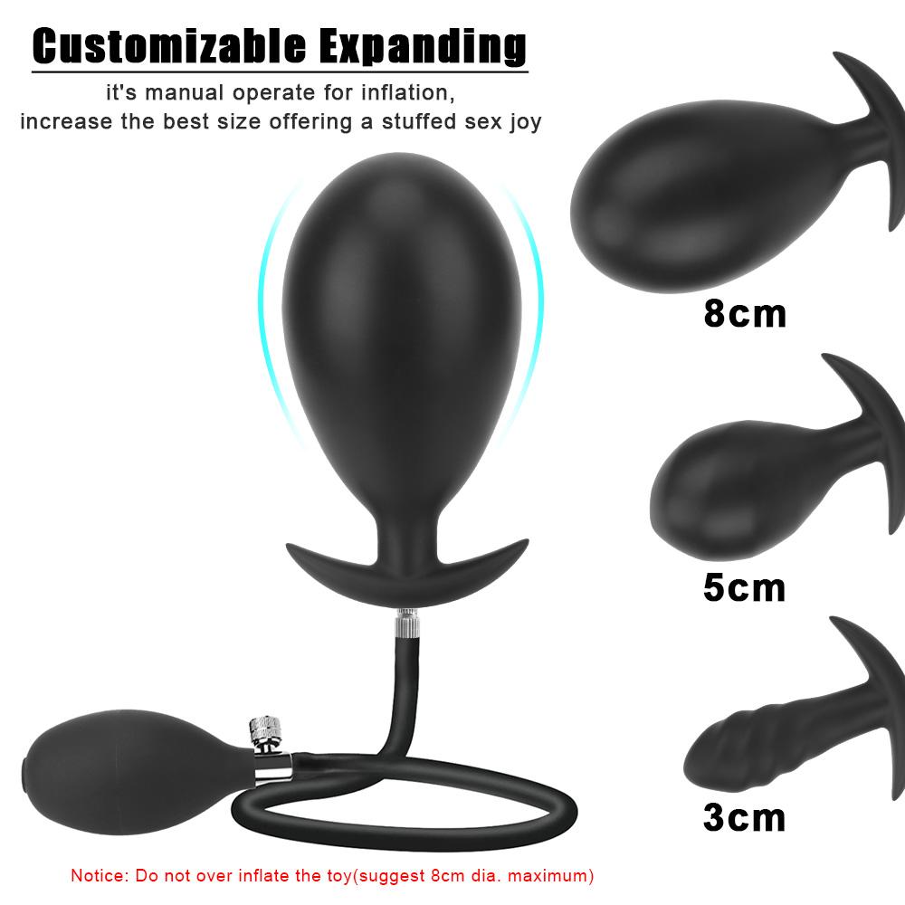 Массажер простаты Вагина Анус Дилататор Эротический Надувной Дилдо Секс-игрушки для Женщин Мужчин Геев Анальная Пробка Батт Плаги