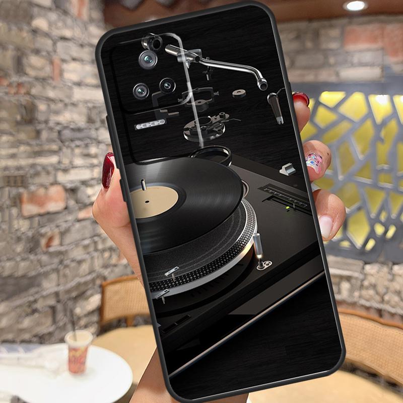 Виниловый DJ-диск Арт-кейс Для Xiaomi 13 14 15 Ultra 11T 12T 13T 14T Pro POCO X7 Pro X3 X5 X6 M6 F5 F6 Pro Чехол