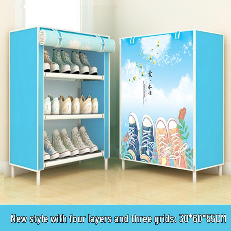 Ya Ruifan F Multi-layer Dustproof Shoe Rack for Dormitory & Foyer