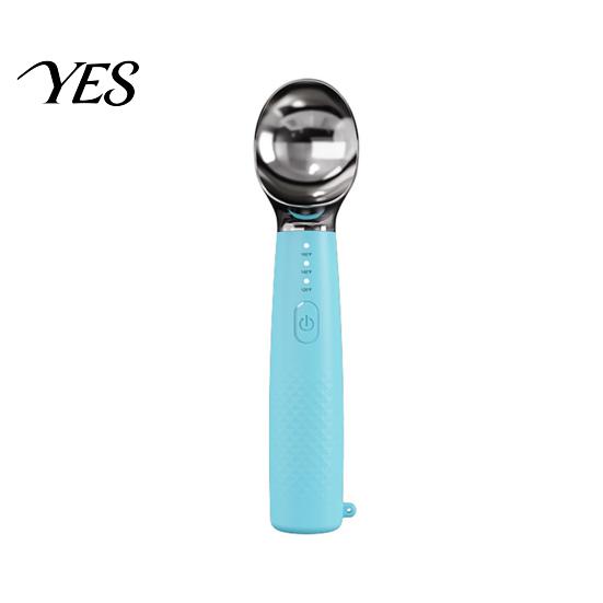Wireless Ice Cream Spoon Heated Scoop, Electric for Hard Cream, Adjustable Temperature Scoop 3 Temps, Fast Heating, Rechargeable Self Warming