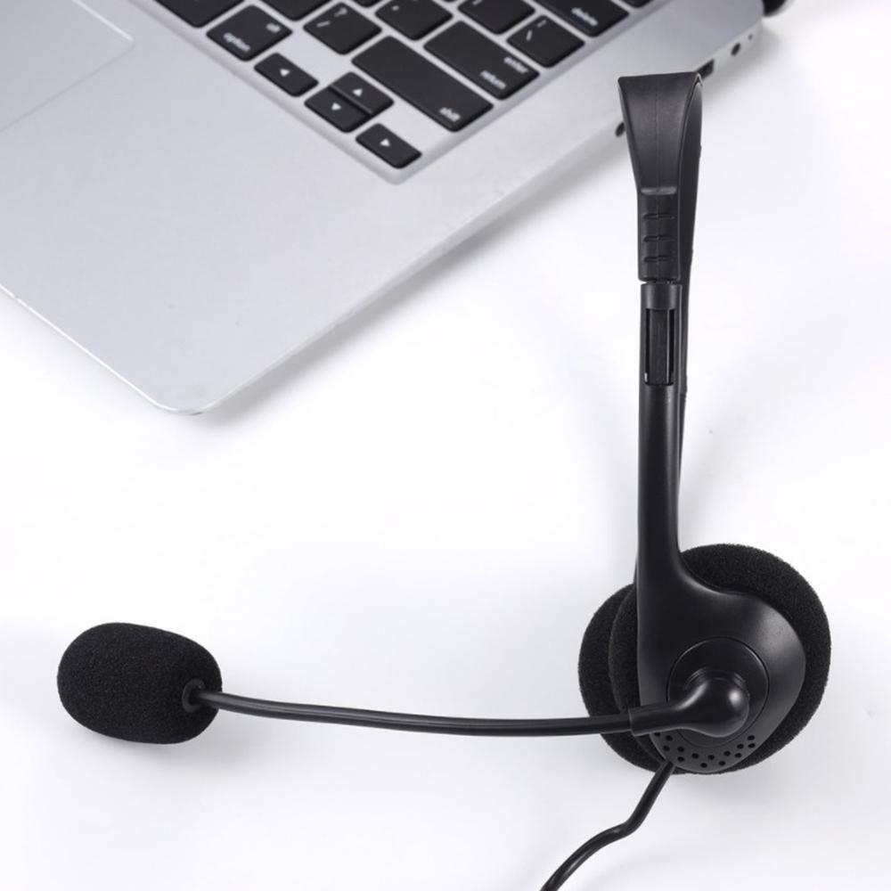 Call Center Clear Voice Office School PC Gaming With Microphone USB Wired Computer Headset Volume Control Noise Reduction