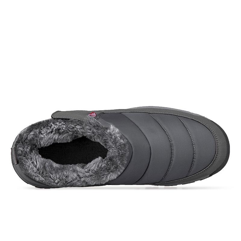 Пожилые хлопковые туфли женские зимние бархатные теплые туфли для мамы мягкая подошва пожилые бабушкины туфли зимние ботинки большой размер высокие папины туфли